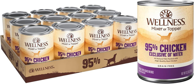 Wellness 95% Lamb Adult Canned Wet Dog Food, Grain Free
