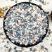 yizm 2lb succulent cactus gravel pebbles natural decorative polished stones 1/5 inch mixed color