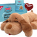 Snuggle Puppy original heartbeat toy biscuit with real-feel pulse & heat pack for puppy anxiety & crate training