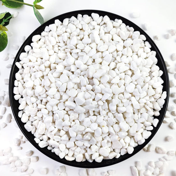 yizm 2lb succulent cactus gravel pebbles natural decorative polished stones 1/5 inch mixed color