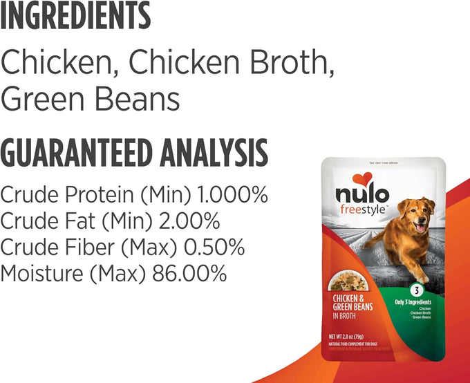 Nulo Freestyle Variety Flavor Grain-Free Puppy & Dog Food Topper