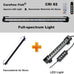 Carefree 24/7 Mode Submersible LED Aquarium Light with Full Spectrum CRI 82~85, Nanometer Materials, and Air Stone