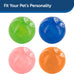 PetSafe Slimcat Slow Feeder Ball for Cats - Interactive Puzzle Game with Adjustable Openings and Portion Control (Blue)