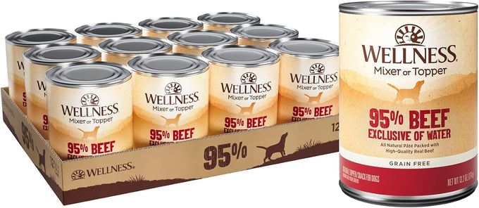 Wellness 95% Lamb Adult Canned Wet Dog Food, Grain Free