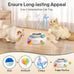 orsda 3-in-1 automatic interactive electronic cat toy with feather fluttering butterfly usb rechargeable