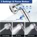 dog shower attachment for convenient dog bath, 3-mode high pressure handheld dog shower head with 8.2-foot hose and dog brush
