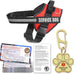 Opstin service dog vest with ID tag and 50 ADA cards, service dog harness in sizes X small to XX large, metal dog tag with ruggedized clip