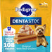 Pedigree Dentastix original dental chews for small toy breed dogs with real chicken, 108 treats, 1.63 lb bag