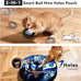 starry night interactive cat toy with motion activated ball and 7-hole play mat for indoor cats