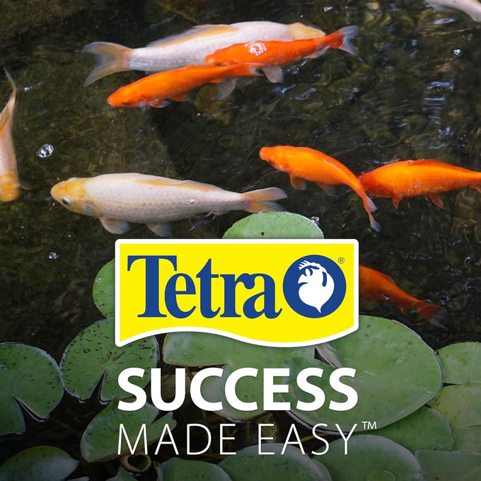 TetraPond Variety Blend pond fish food for Goldfish and Koi, 2.25 pound pack, yellow