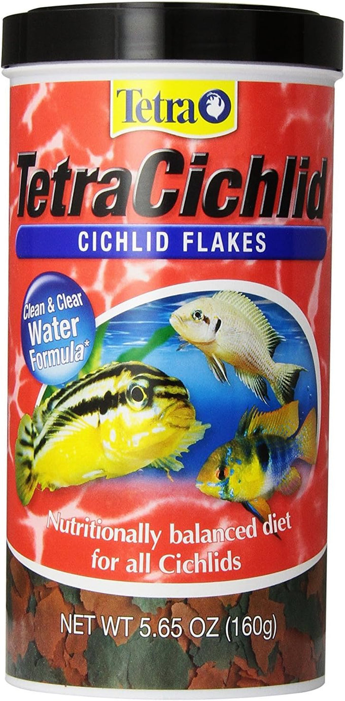 TetraCichlid Cichlid Flakes 1.75 Pounds Fish Food for Clear Water Advanced Formula