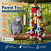 Rypet Parrot Cage Bite Wooden Block Toy for Small Medium African Greys Parrots Birds