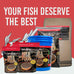 Blue Ridge 2lb Koi Food for Ponds - Large and Mini Blend Growth Formula, Premium Fish Food for Koi and Goldfish