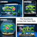 2-pack artificial silk aquarium plants for betta fish tank decorations, goldfish, reptile terrarium accessories, gold