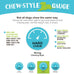 Raw Paws 6-inch free-range beef cheek rolls for dogs - 4 pack - no antibiotics or hormones - rawhide alternative