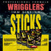 Xtreme wrigglers 4oz usa farm grown krill-based live fish food alternative with vibrant colors and natural protein source