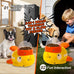 Duck-Shaped Interactive Dog Toy - Food Puzzle Slow Feeder for Small Medium Dogs and Cats