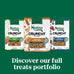 Nutro Crunchy Dog Treats with Real Apple, 5 Calories Per Treat, 16 oz Bag