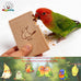 GiggleGrip Natural Pine Wood Bird Chew Toys - 100% Natural Beak Trimming & Shredding Wood Chips for Small Medium Birds