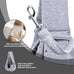 Gray Reversible Dog Carrier Sling with Storage Pocket for Small Dogs and Cats, 21 x 12 inches, 12 pounds