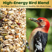 Woodpecker bird seed cylinders with hole – premium woodpecker food blend, USA made, 4" x 7.75"