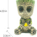 Groot Aquarium Air Bubbler Decorations with Non-Toxic Resin for Fish Tanks, Air Stone Set