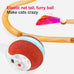 jkanti interactive cat toys for indoor cats 3rd generation agile moving cat ball with elastic mesh tail orange orange