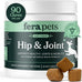 Fera Pets Hip & Joint Supplement for Dogs with Glucosamine Chondroitin MSM Green Lipped Mussel - Supports Joint Mobility and Weight
