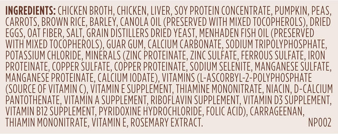 Nutrish Real Chicken & Veggies Wet Dog Food, 13oz, 12 Pack