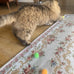 20-pcs cat toys extra-large 1.5inch glitter balls, plush, soft, assorted colors