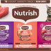 Nutrish Grain Free Ocean Lover's Whole Health Blend Variety Pack Wet Cat Food, 2.8 oz. Cup, 12 Count (Rachael Ray)