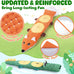 xiugoal 2-pack dog toys for aggressive chewers, small to medium breed, no stuffing, squeaky chew toy
