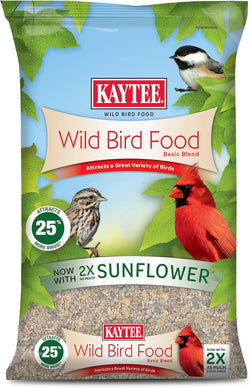 10lb Kaytee Wild Bird Basic Seed, Economical Sunflower and Millet Mix for Backyard Birds, Made in the USA