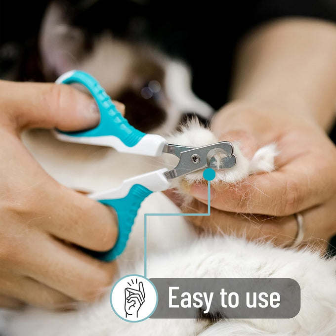 Mr. Pen Stainless Steel Cat Nail Clipper for Small and Medium Cats with Non Slip Handle