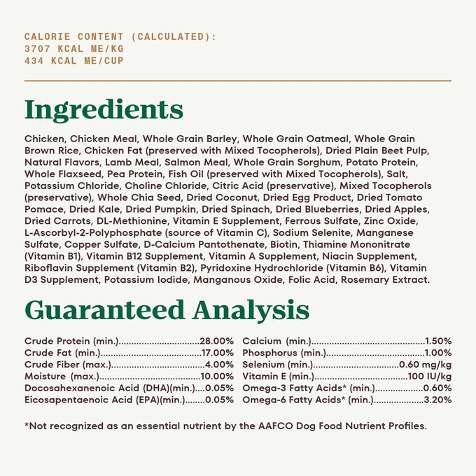 Nutro Ultra High Protein Dry Puppy Food, Chicken, Lamb and Salmon, Dry Dog Food with a Trio of Proteins, 3.5 lb. Bag