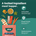 Jinx salmon grain free wet dog food toppers, made with real salmon & chicken, no fillers, 3oz, 8 pack