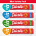 Delectables squeeze up variety pack, creamy squeezable puree, grain free cat treats, 48 x 0.5 oz tubes