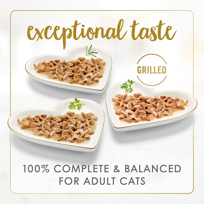 Purina fancy feast grilled wet cat food variety pack poultry beef collection 3 oz cans (pack of 30)