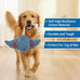 Stingray rope plush dog toy, soft durable cotton, for chewers, tug of war, all dog breeds