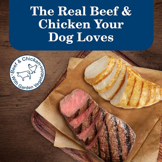 Blue Buffalo Homestyle Adult Wet Dog Food, Chicken & Beef Variety