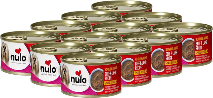 Nulo Grain-Free Small Breed Wet Canned Puppy & Dog Food, Chicken and Shrimp