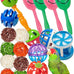22-piece parakeet bird toy set with colorful bell and rattan balls, safe, non-toxic materials for small birds