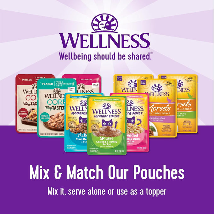 wellness-core-tiny-tasters-pate-adult-wet-cat-food-natural-protein-rich-grain-free-duck-recipe-pack-of-12-pouches