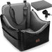 joejoy dog car seat for small medium dogs under 35lbs, black