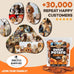 Brutus & Barnaby usa-grown sweet potato dog treats for sensitive stomachs, single ingredient, hypoallergenic