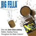 xTreme Big Fella 3.0mm Pellets: Professional Nutrition for Medium to Large Cichlids and Community Fish - USA Farm Grown Pellet Food (20oz)