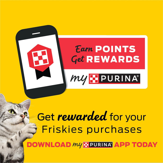 Purina Friskies 5.5 Ounce Wet Cat Food Variety Pack with Ocean Fish Tuna Chicken Turkey