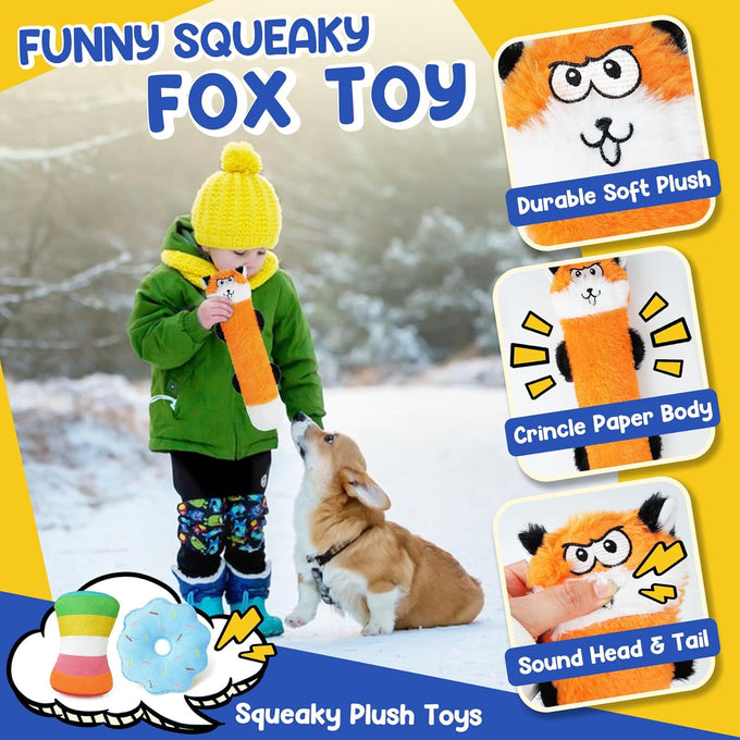 Puppy toys 9 pack for teething small dogs with rope toys treat ball and cute squeaky toys