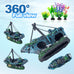 8Pcs Fish Tank Decorations Set - Sunken Ship, Resin Material, Aquarium Accessories for Freshwater or Saltwater Environments
