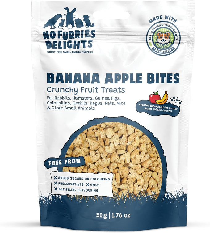 Treats 100% All Natural Mini Bites for Small Animals Variety Pack 50g 7 Delicious Flavors